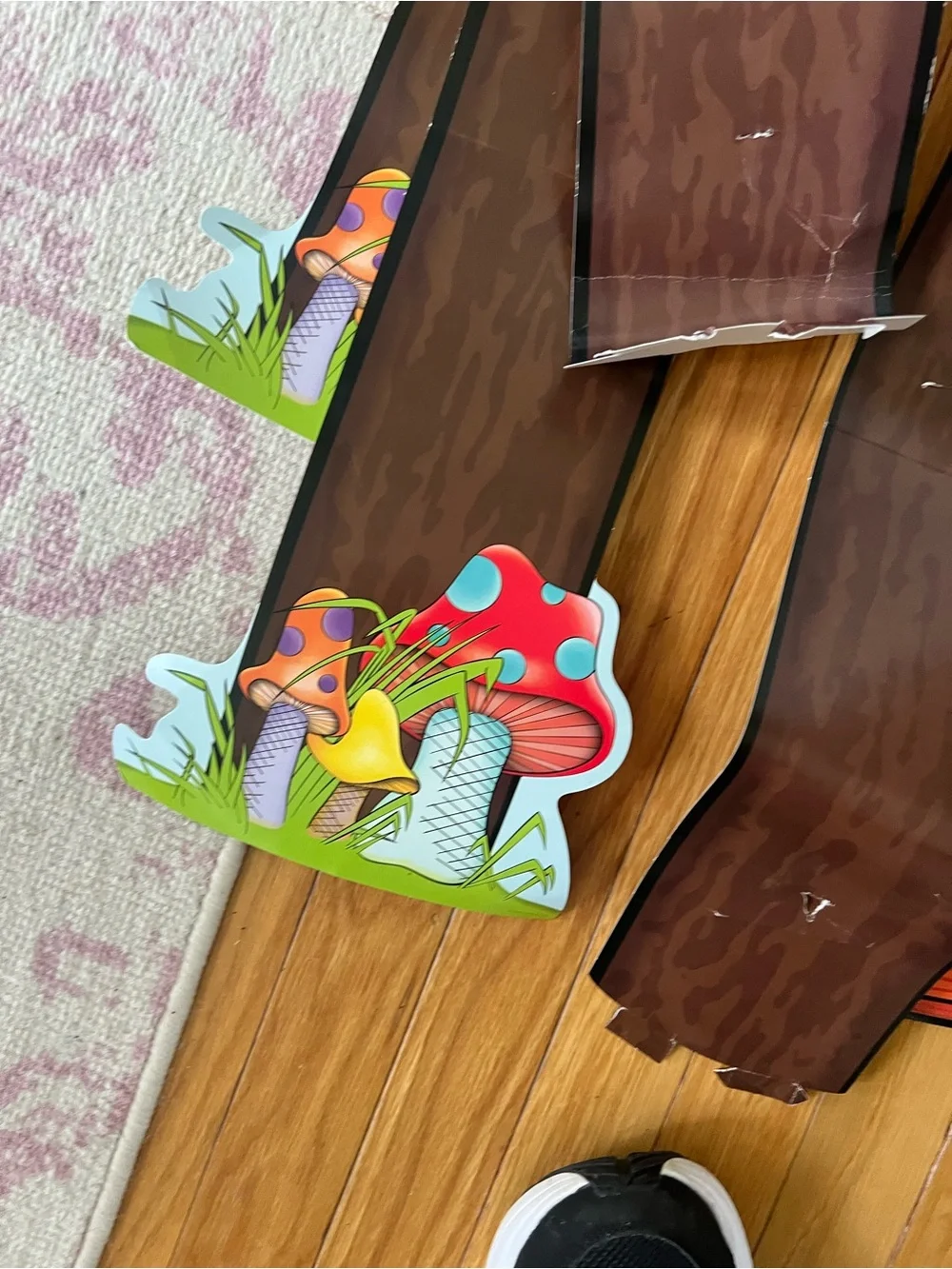Whimsical Cheshire Cat Directional Sign Stakes - Multicolor